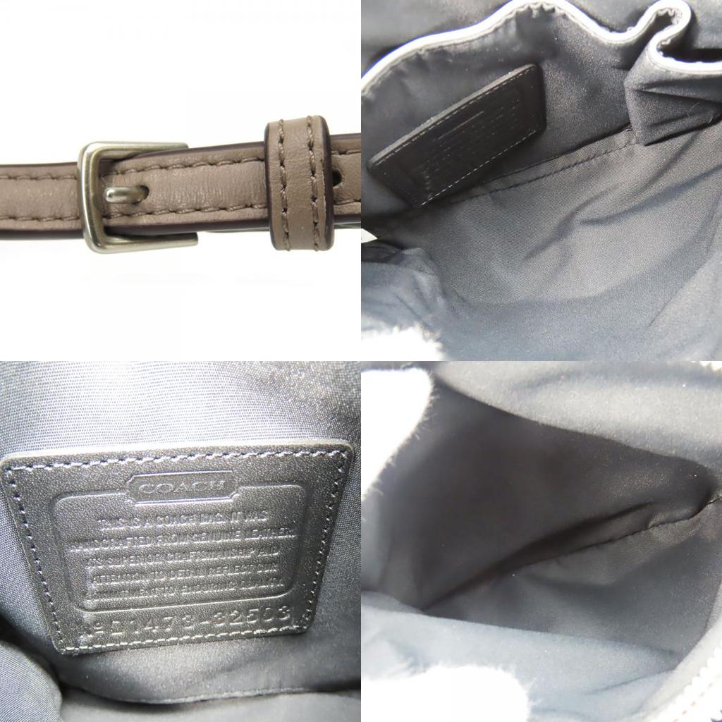 Used COACH Shoulder Bag 32503 Mini Borough Leather Mocha Bordeaux Series 2WAY