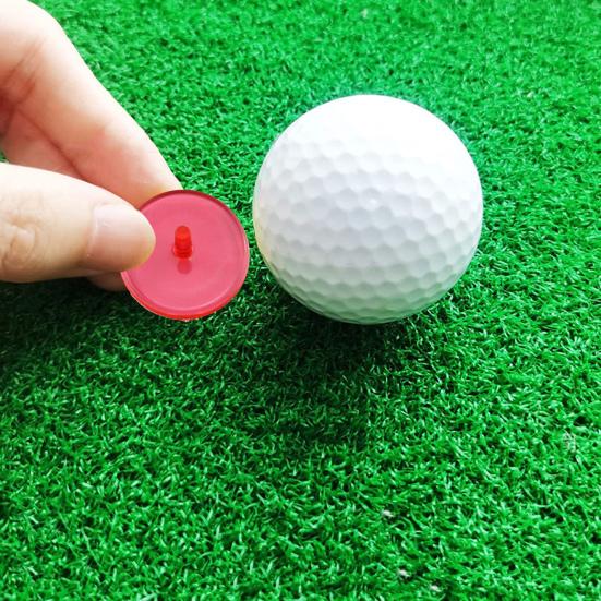 50/100/150Pcs Golf Ball Marker High Visibility Colorful Transparent Plastic 24MM Golf Ball Position Marker Golf Accessories Men Women Golfer Gift