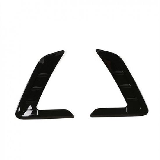Pair Car Side Body Cover Trim Emblem Gloss Black For BMW 3 Series G20 -