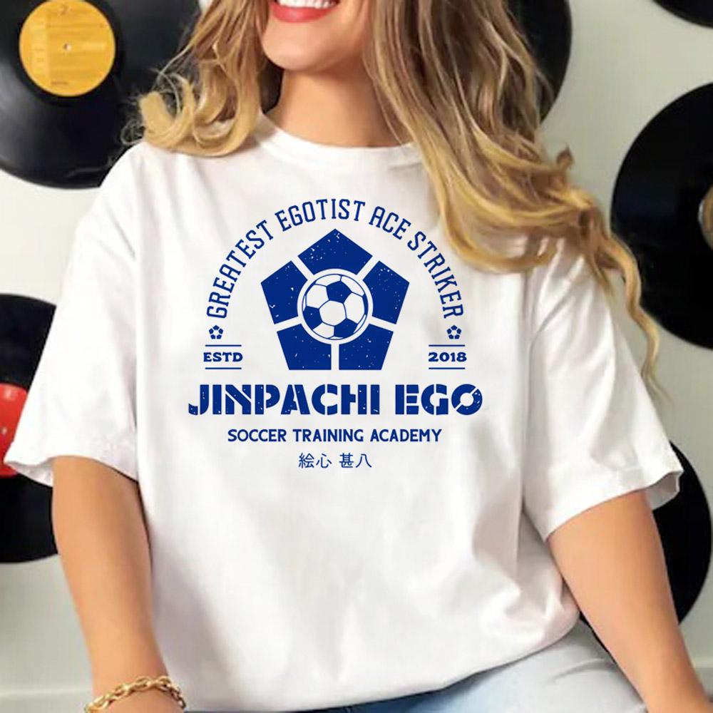 Japanese Anime Blue Lock T Shirt Women Men Short Sleeve T-shirt Harajuku Tops Tees Cartoon Streetwear