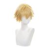 Chainsaw Man Denji Cosplay Costume Perucă Mens Anime Halloween Auriu Păr Scurt