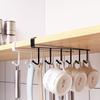 Punch-Free Kitchen Utensil and Cup Hanging Rack 