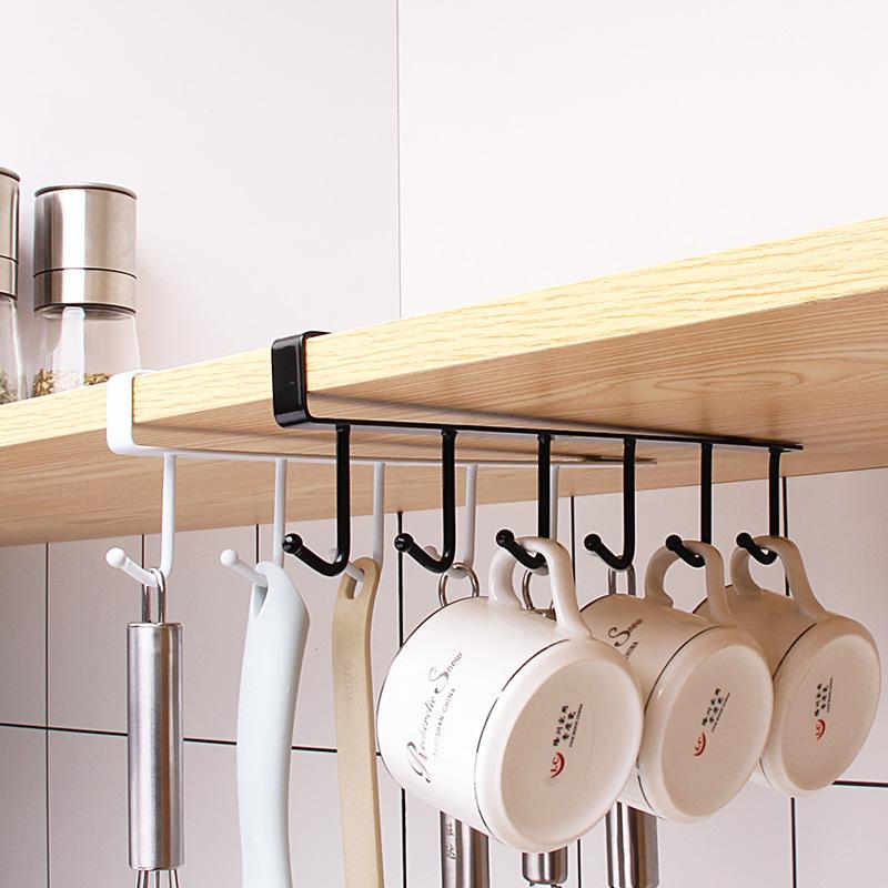 Punch-Free Kitchen Utensil and Cup Hanging Rack