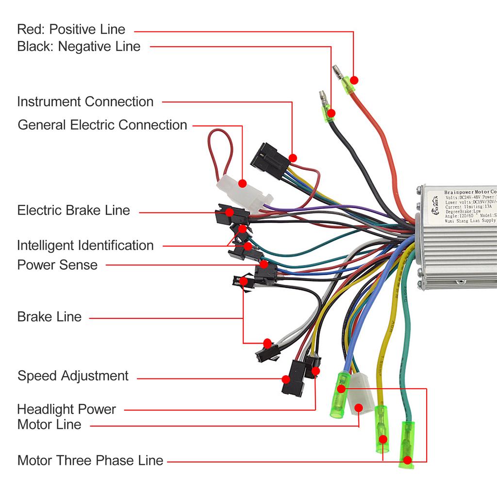 Cheap Aluminum Alloy Electric Scooter Motor Controller Intelligent