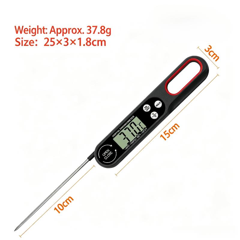 Digital Meat Thermometer Cooking Kitchen Bbq Probe Water Milk Oil Temperature Sensor
