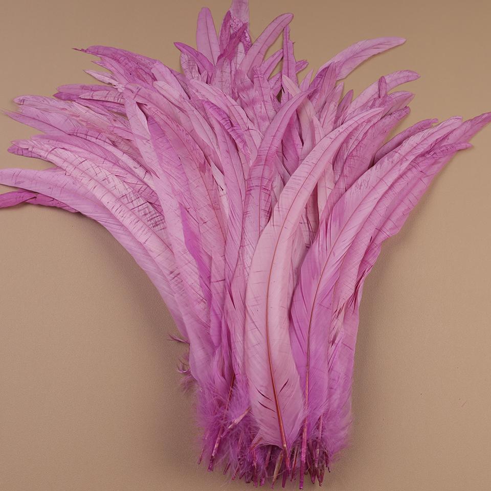 Rooster Feathers 35-40cm 40-45cm Handicraft Crafts DIY Natural Feather Handwork Party Plume Carnival Decoration