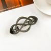 1/4Pcs Vintage French Hair Barrette Matte Finish Hair Clips Cross-Shaped Design Hair Styling Tool Hair Accessories