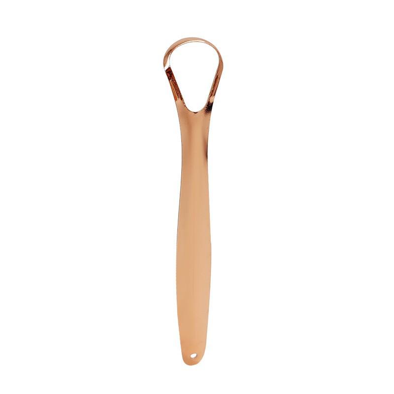 Stainless Steel U-Shaped Tongue Scraper for Oral Care