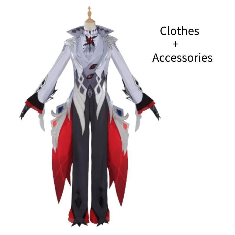 Impact Arlecchino Genshin Cosplay Costume Game Cartoon Virtual Character Party