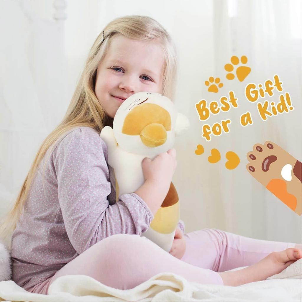40cm Cat Plush Toy, Stuffed Animal Kitten Plush Doll, Soft Fluffy Pillow Hugging Toy - Present for Every Age & Occasion