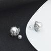 2Pcs Women Earrings Pearl Ear Studs Ornament Simple Fashion Earring Ear Decor Jewelry for Party Decorations Jewelries