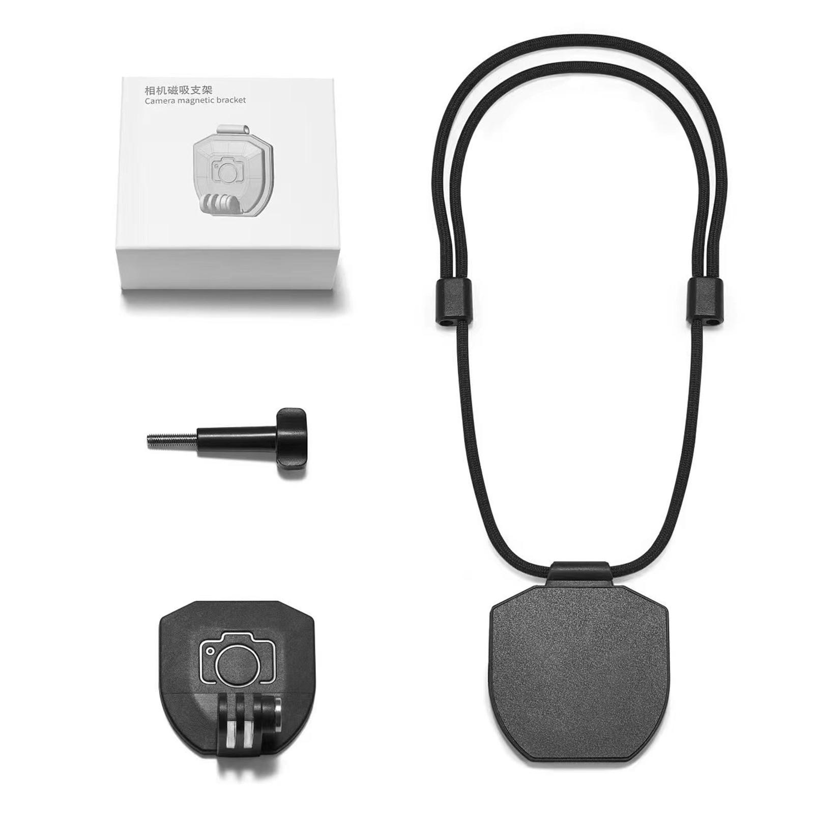 

Магнитное крепление на грудь для экшн-камер, быстросъемный держатель для шейного ремня, POV Vlogging для GoPro insta360 Action GO3 A