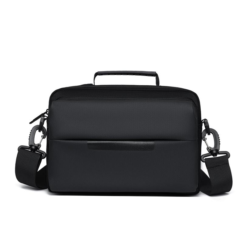 Men's Shoulder Bag Waterproof Crossbody Bag Business Chest Bag Solid Color Handbag