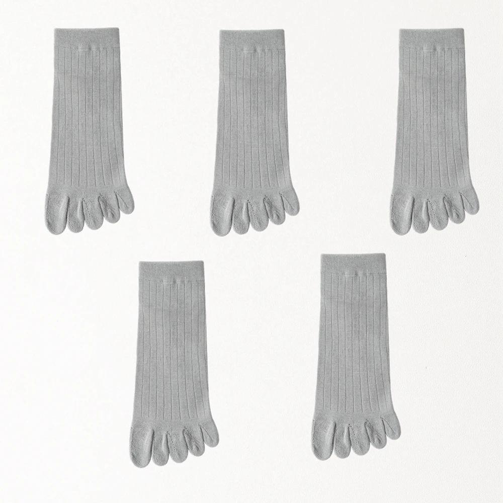 5 Pairs Summer Five Finger Socks for Men Thin Cotton Toe Socks with Separate Fingers Low Cut Ankle Sports Socks high quality