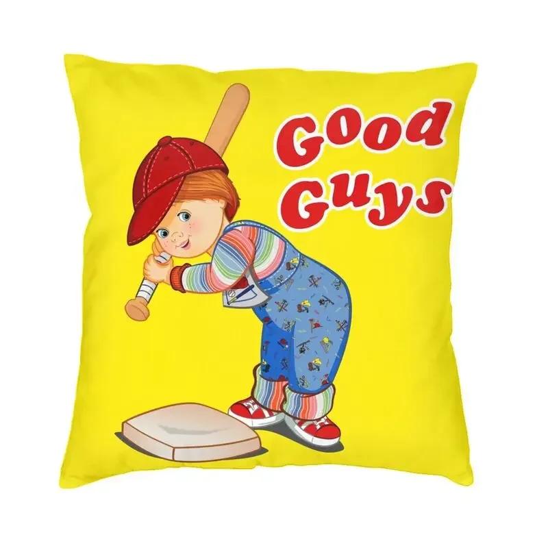 Good Guys Carpenter Cushion Cover Sofa Living Room Cartoon Child's Play Chucky Doll Square Pillow Cover 45x45cm