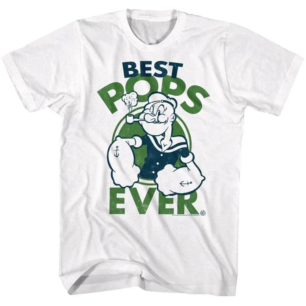 Popeye the Sailorman Best Pops Ever Men’s T Shirt Size S-4XL S