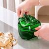 Beautiful Glass Snacks Tray Display Bowl With Protective Lid Cover For Dry Food And Display Festival Decoration