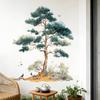 Bemalte Tuschemalerei Baum Wandaufkleber für Wohnzimmer, Eingangsbereich und Teestube.
