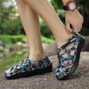 Sandali Estivi da Uomo Outdoor Antiscivolo Suola Spessa Comodi Morbidi Scarpe da Spiaggia da Uomo Leggeri Piattaforma EVA Sandali per Guadare l'Acqua
