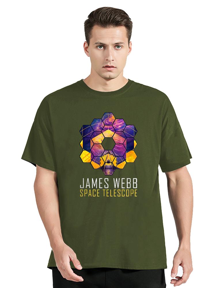 James Webb Space Telescope Jwst Tshirt Funny Telescope Fans Gift Tee Tops Unisex Soft 100 Cotton Sumemr T Shirt Eu Size