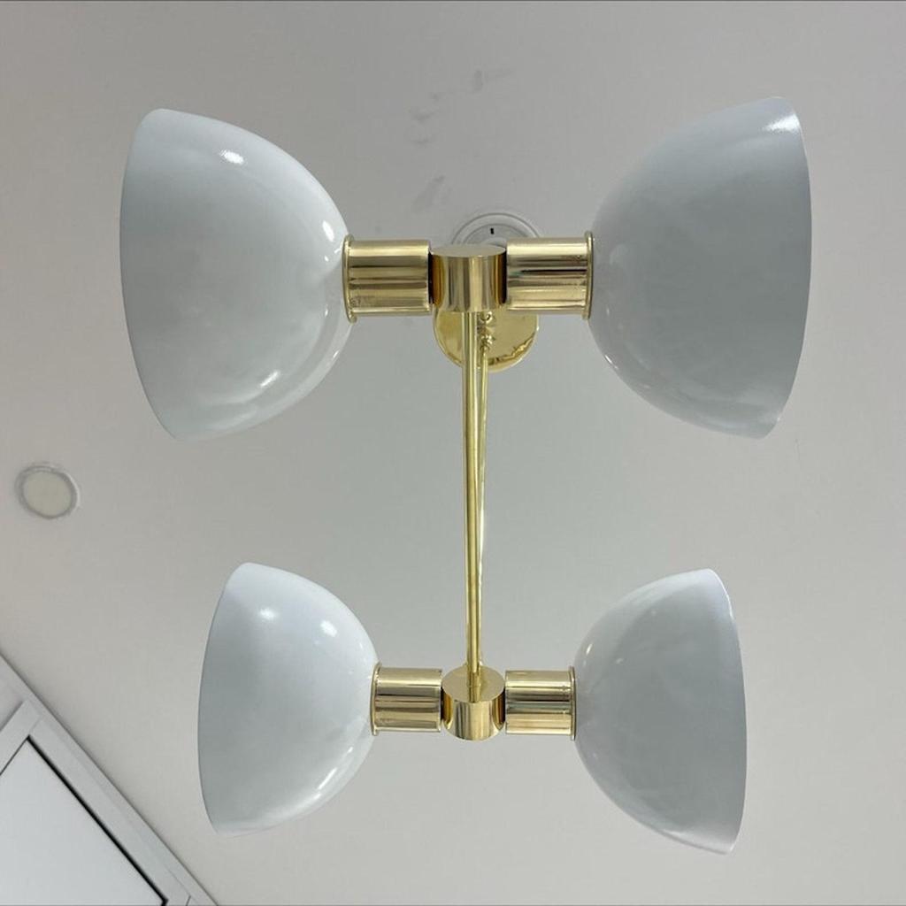 Ceiling Chandelier Modern 4 Lights Mid Century Pendant Fixture Light Chandelier