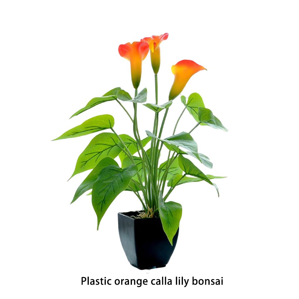 Home Artificial Flower Bonsai Indoor Outdoor Simulation Flowers Plant Living Room Courtyard Patio Decoration