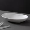 Oval Plate Household Vegetable Plate Hotel High Value Western Food Plate Creative Plate Salad Plate Fruit Plate Ceramic Plate