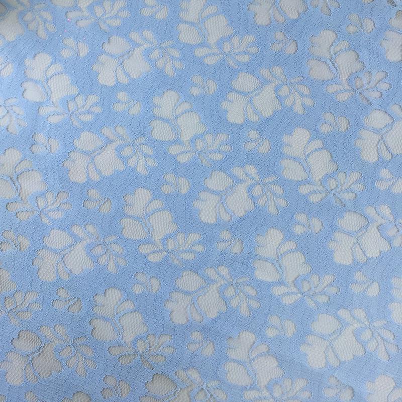 Spring/Summer Floral Lace Fabric for Women's Wedding and Evening Dresses, Cheongsams - Breathable & Non-Elastic Polyester.