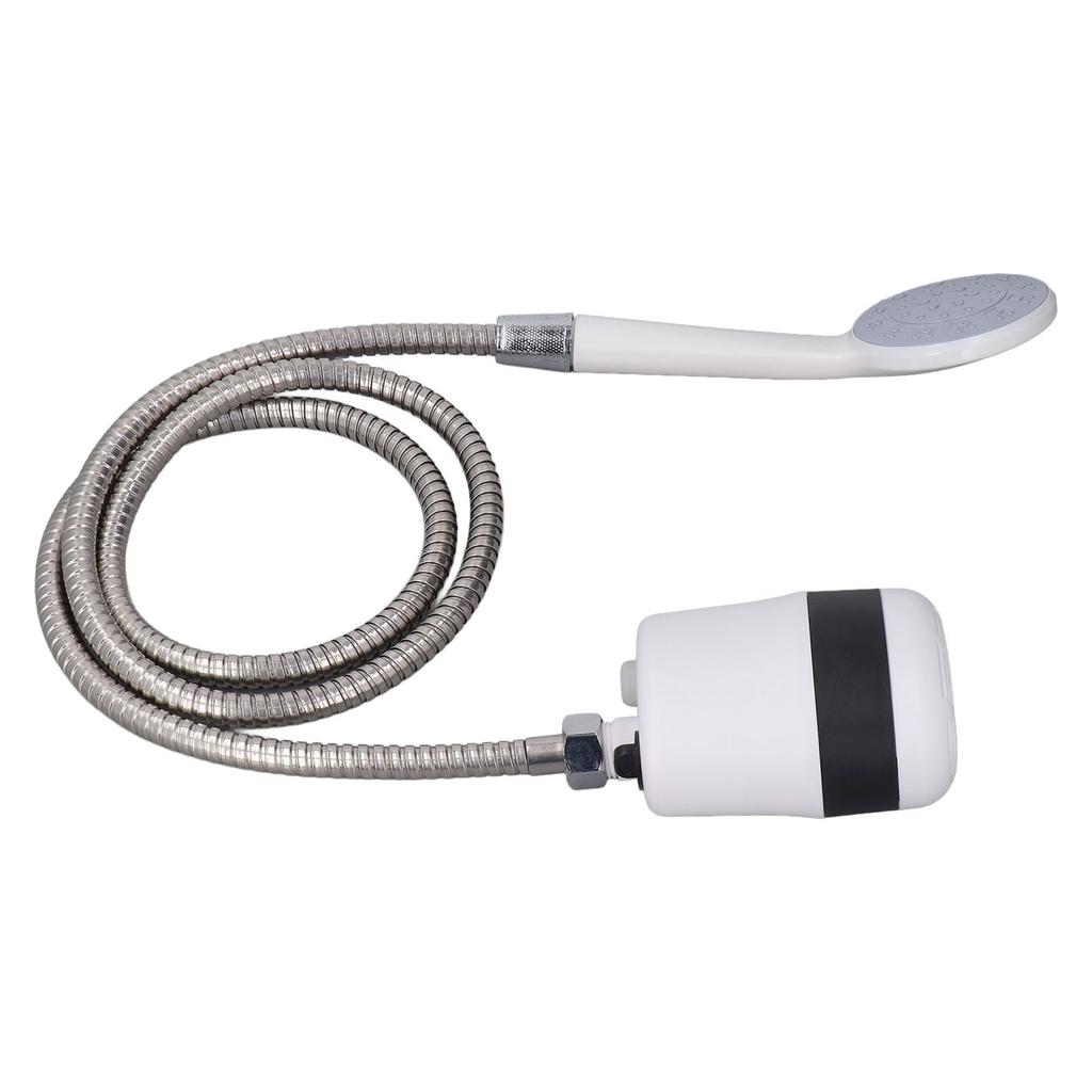 Portable Camping Shower USB Rechargeable Compact Handheld Outdoor Electric Shower 2200mah 4.9ft
