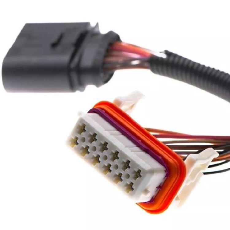 12 Pin Headlight Adapter Cable Vehicle Headlamp Wiring Harness Cable Cord Assembly Replace for 7L6971071A Front Lights