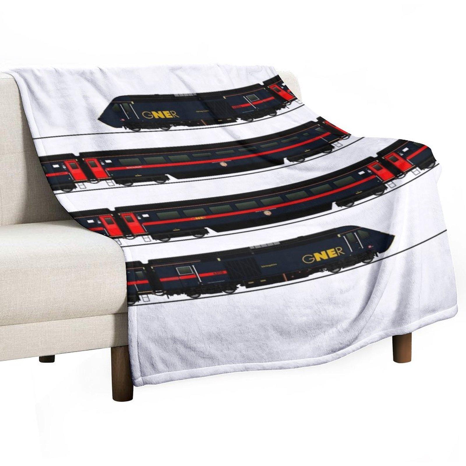 GNER HST CLASS 43 LOCOMOTIVE Throw Blanket valentine gift ideas Luxury St Picnic Retros Blankets 30x40in