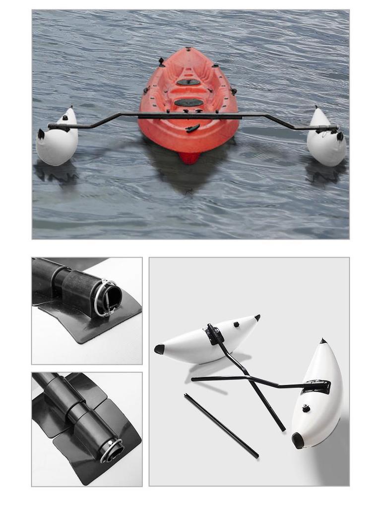 Inflatable Kayak Balance Float Outrigger Canoe Rafting Pontoon