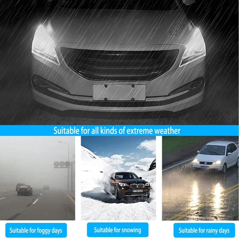 Car Daytime Running Light 12V LED DRL Flexible Waterproof Strip Auto Headlights White Turn Signal Brake Flow Lights Car Styling