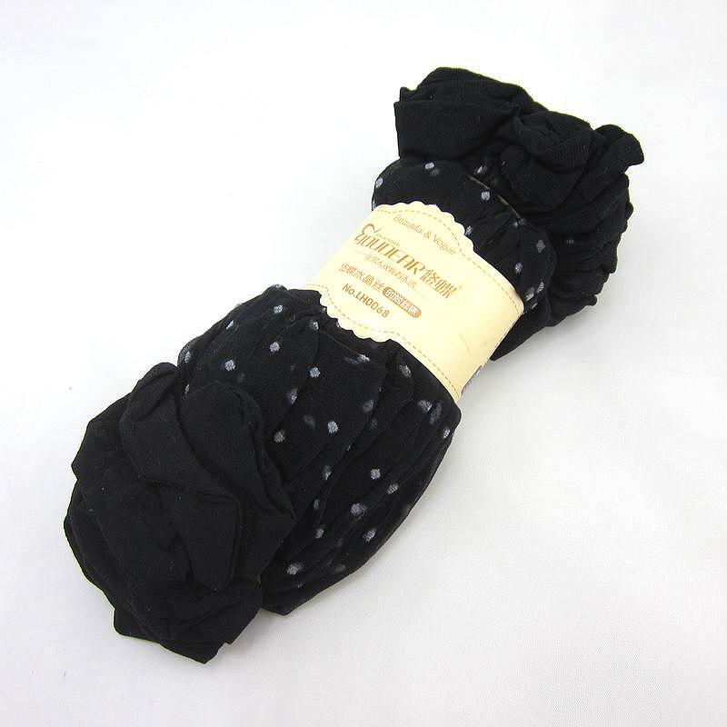Breathable Summer Polka Dot Short Stockings - Thin Jacquard Design