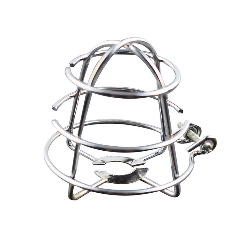

Heavy Duty Sprinkler Head Guard Shields Fire Sprinkler Chrome Plated Frame Fits Universal Heads Protects Device From Impact And Damage One Size серебряный
