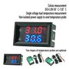 High Quality New Dc 100V 100A Upgraded Voltmeter Ammeter Led Amp Dual Digital Volt Meter Gauge Temperature Measurement