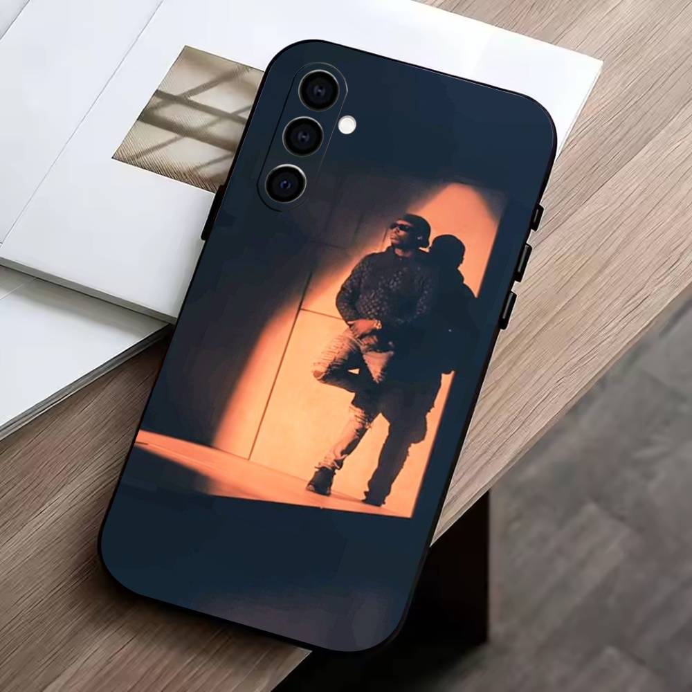

Singer-Diamant Noir Phone Case For Samsung Galaxy A73,A72,A71,A70,A53,A52,A51,Soft Silicone Black Cover Samsung a13 5g