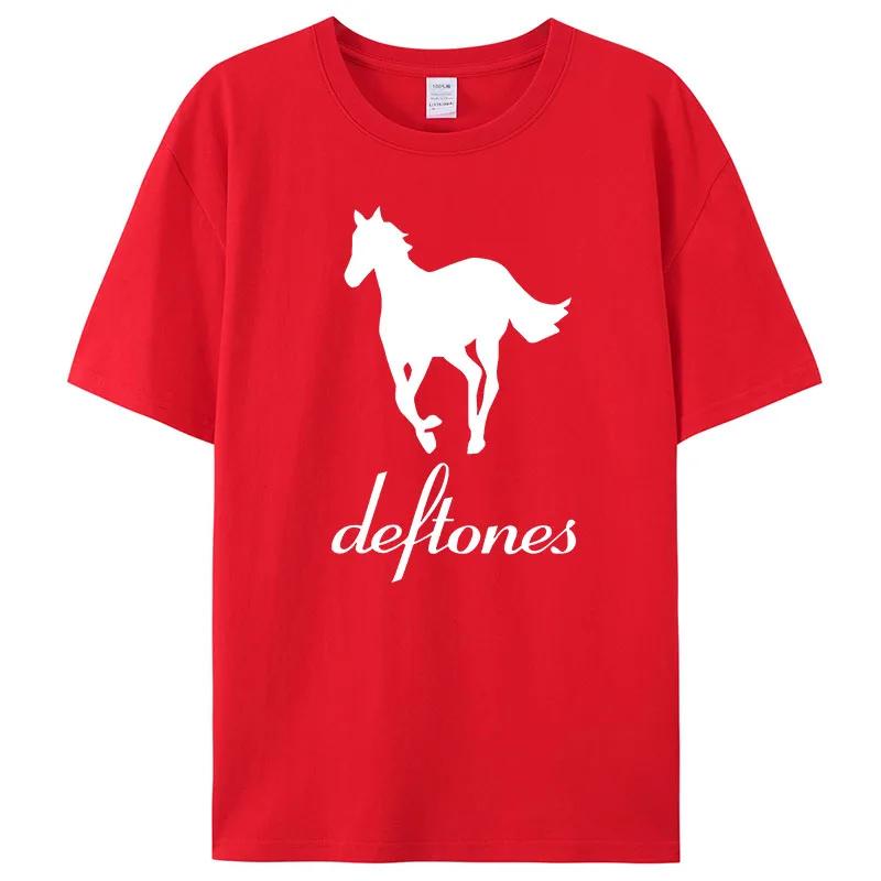 2024 Deftones Merch Chino Moreno Diamond Men's T-shirt Short Sleeve Tees Men's Loose T-shirt Men's Tops New Brand Men's Clothes