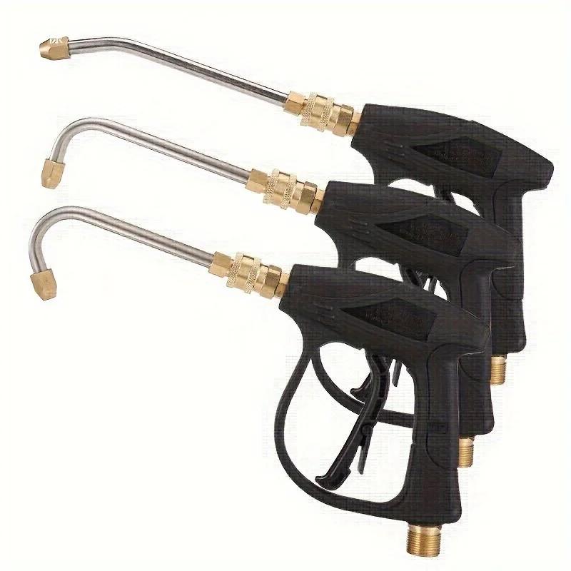 25° & 90° Angle High Pressure Water Gun Nozzle - V-Shape Spray Tool for Car Washing Universal Pressure Washer Fit