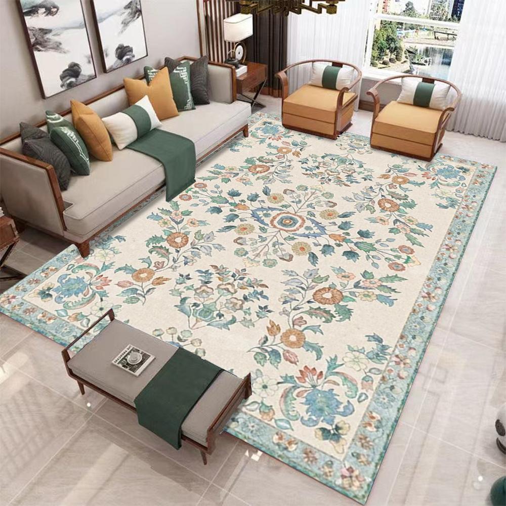 

Килим у богемному стилі з вишуканими геометричними різнокольоровими візерунками, класичний декор для підлоги, затишний килим для вітальні 40x60cm