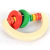 Montessori Wooden Rattles For Baby Crib Toys Baby Rattle Educational Musical Wooden Toys Children Development Games Wood Puzzles