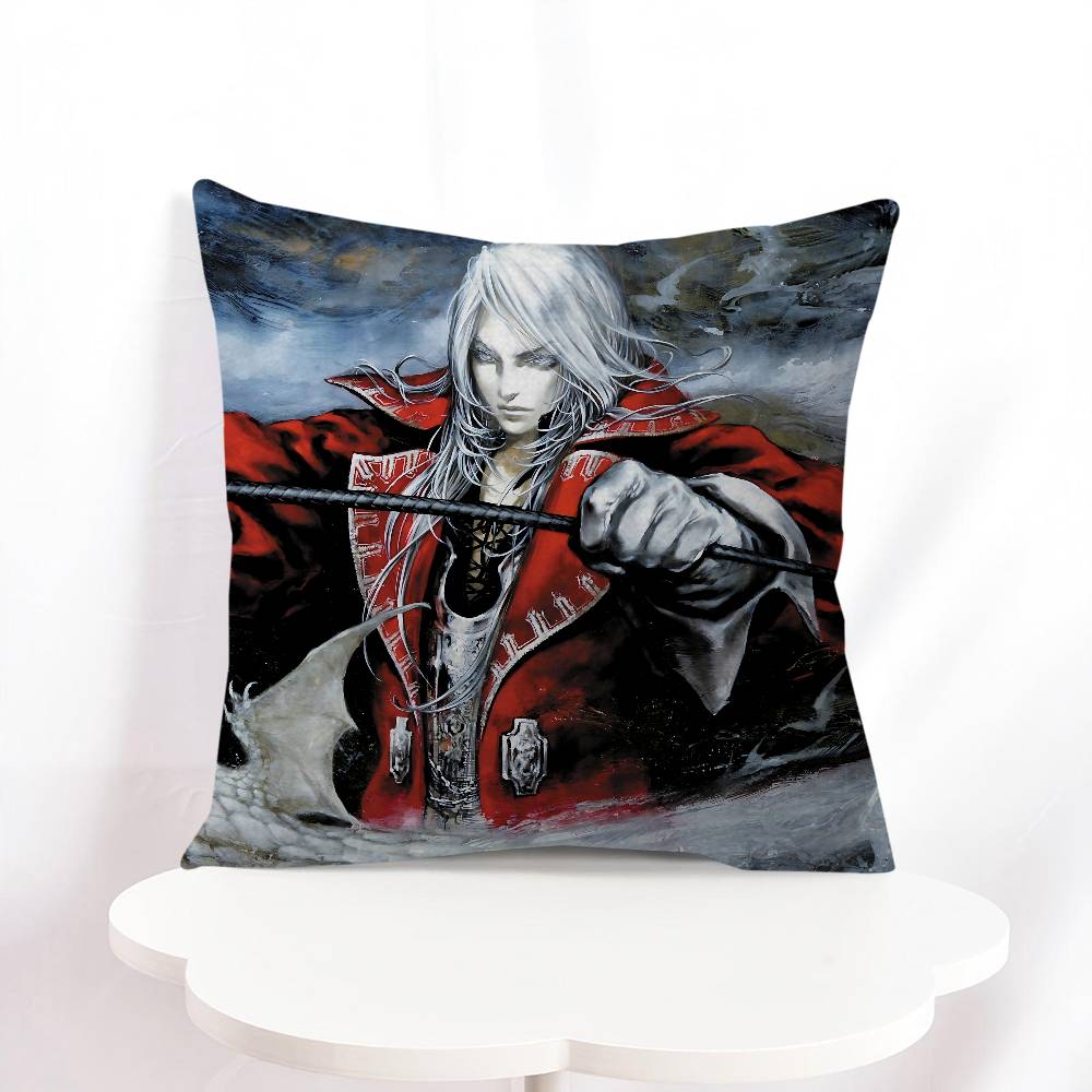 C-Castlevania Personalized Picture Text Home Decorative Pillows Household Gifts 45x45cm