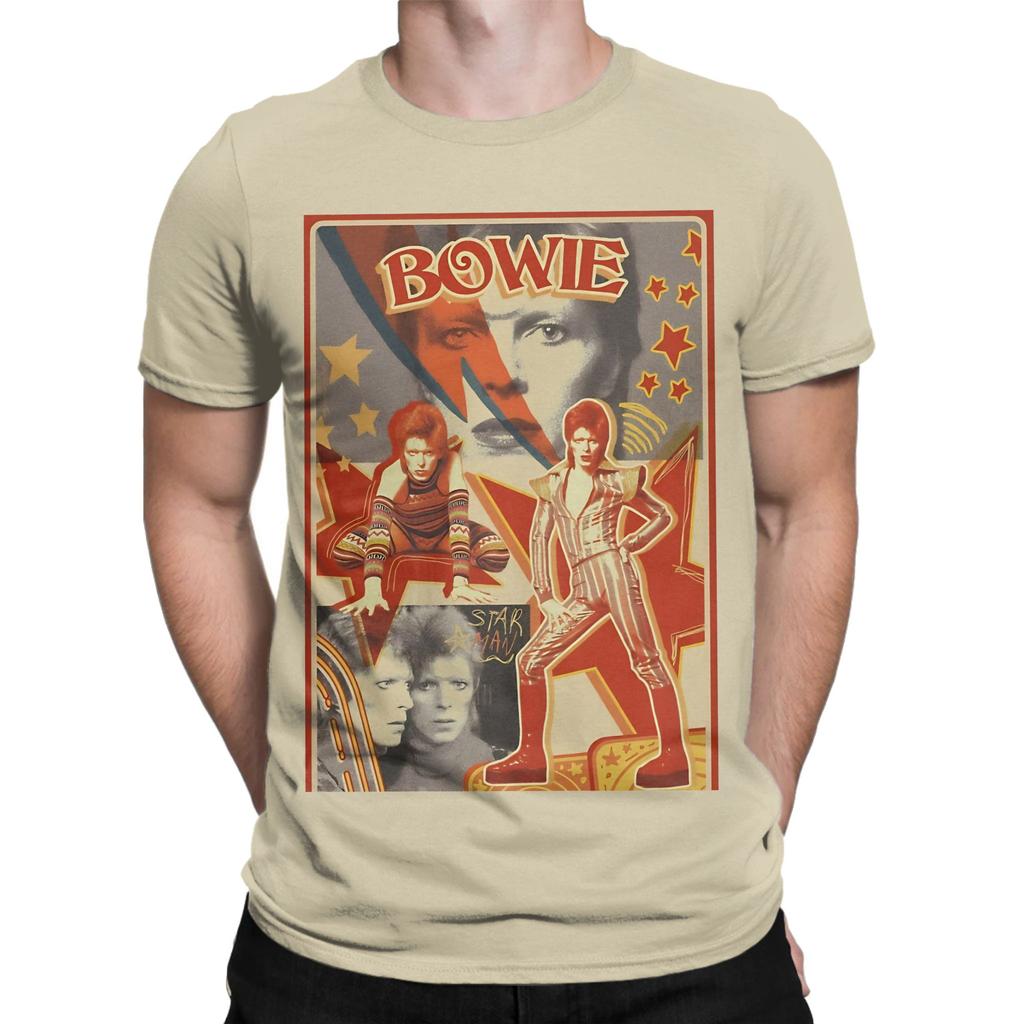 Music Novelty 100 Cotton Tshirt David Bowie Tops Tees For Unisex