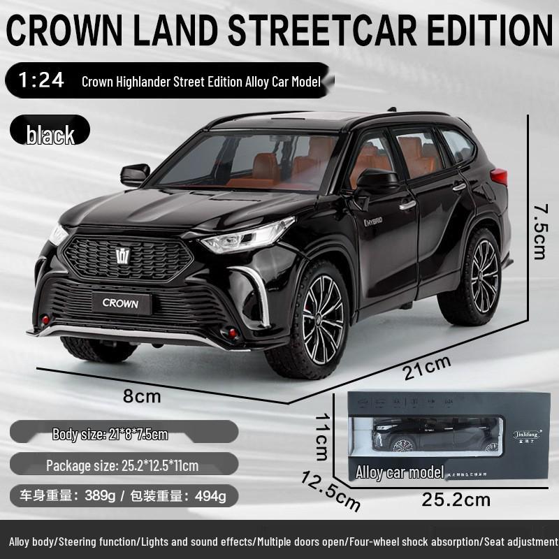 1:24 G63 Alloy Off-Road Toy Car, Six-Doors Open, Light & Sound, Pull-Back Action for Kids