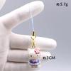 Hello Kitty 3Cm Keychain Sanrio Anime Cat Figure Maid Doll Kawaii Cake Phone Pendant Christmas Toy Gifts For Girls Children