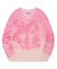 KIRSH Bouquet Girl Graphic V-Neck Loose Fit Knit [Pink]
