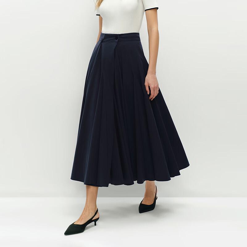 

OVVOVV Women s Spring/Summer A-line Midi Skirt XL