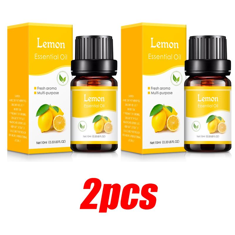 1/2Pcs 10ml Air Freshener Car Perfume Refill Essential Oils for Aroma Diffuser Fragrance Humidifier Essential Oil Freshener