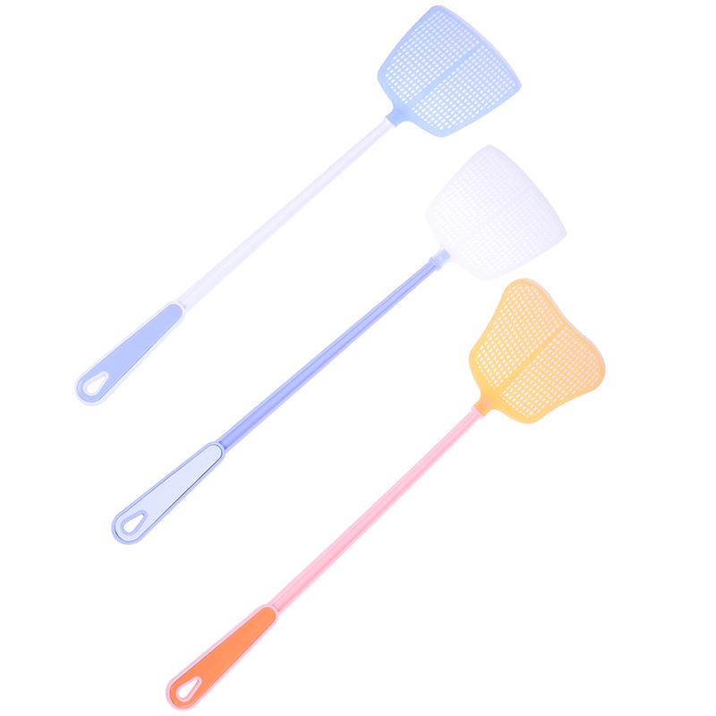 1Pc Household Plastic Fly Trap Mosquito Swatter Fly Killer Hand Manual Flapper