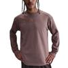 Nike ISPA SS25 Camiseta Cómoda a la Moda Respetuosa con la Piel Suave de Manga Larga Unisex Tops Marrón HJ9087-208